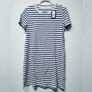 Universal Thread Navy and White Striped Mini Dress